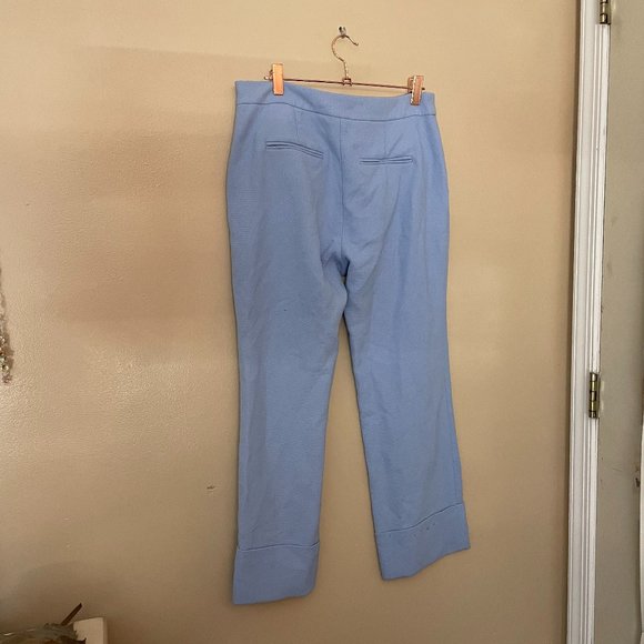 Trina Turk Light Blue Boot Cut Pants - Picture 3 of 4